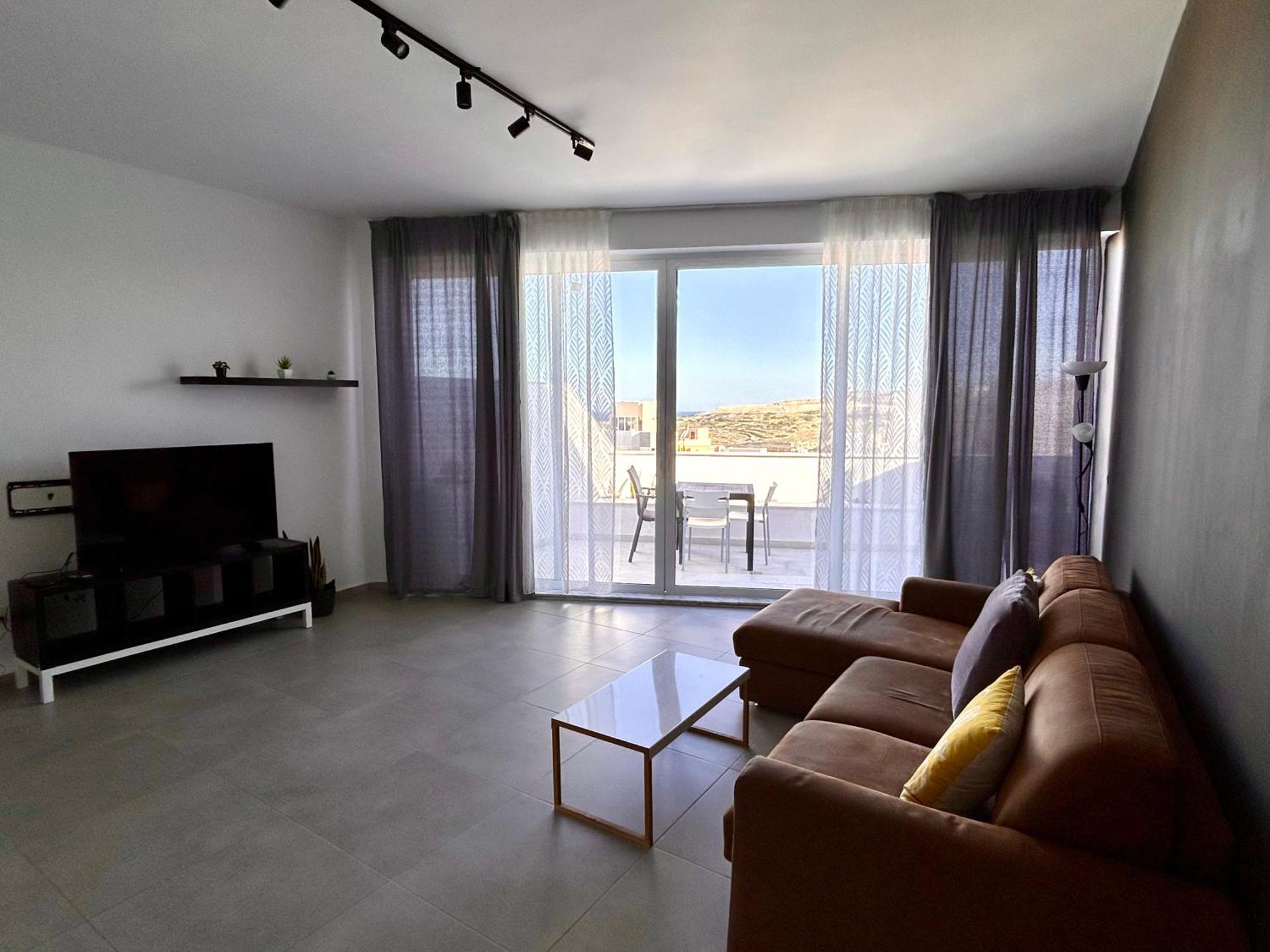 Qawra Penthouse 4Person Ac+Wifi Appartement St. Paul's Bay Buitenkant foto