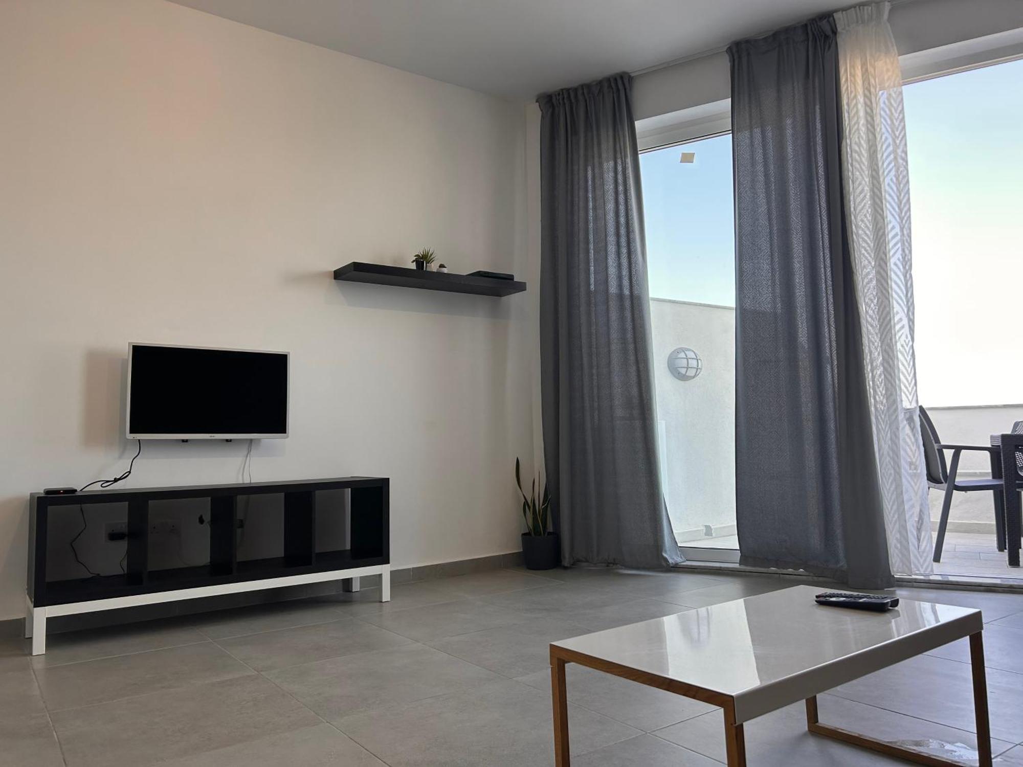Qawra Penthouse 4Person Ac+Wifi Appartement St. Paul's Bay Buitenkant foto