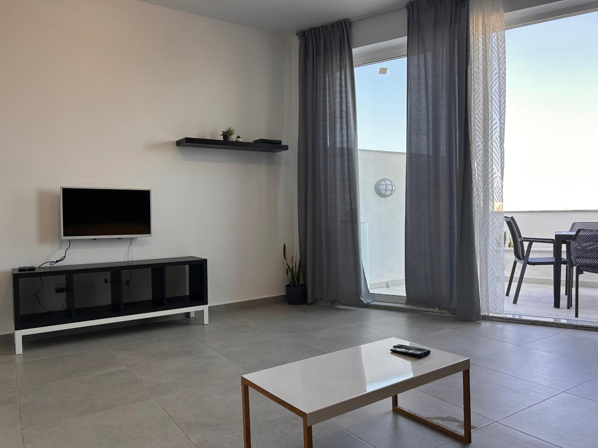 Qawra Penthouse 4Person Ac+Wifi Appartement St. Paul's Bay Buitenkant foto